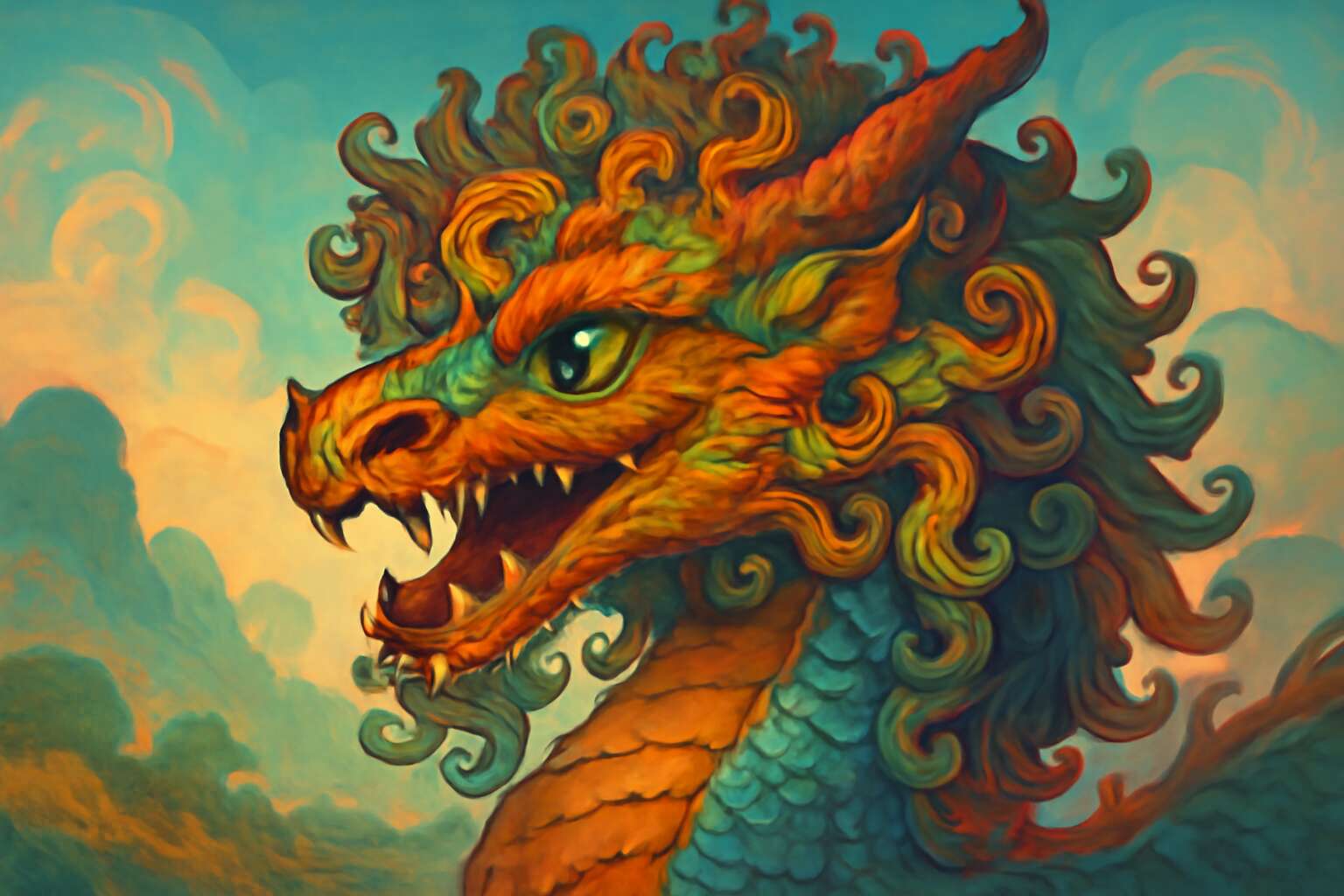 dragon city curly hair
