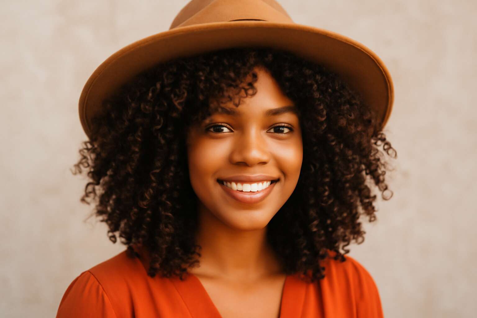 curly hair and hats