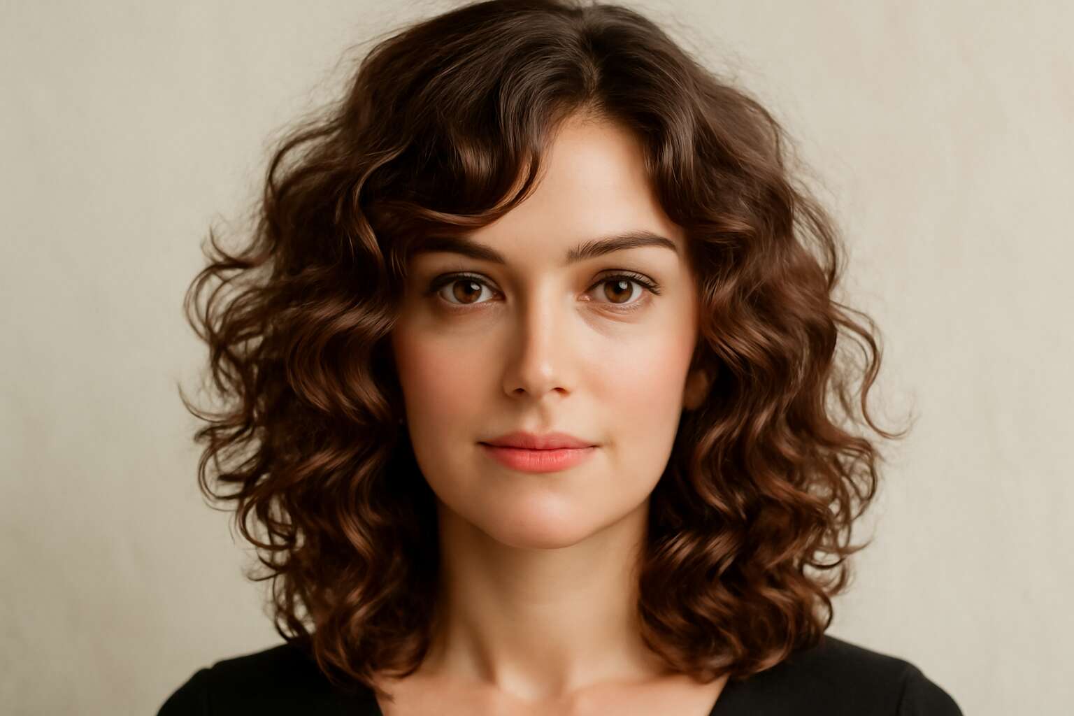 medium haircut for curly hair