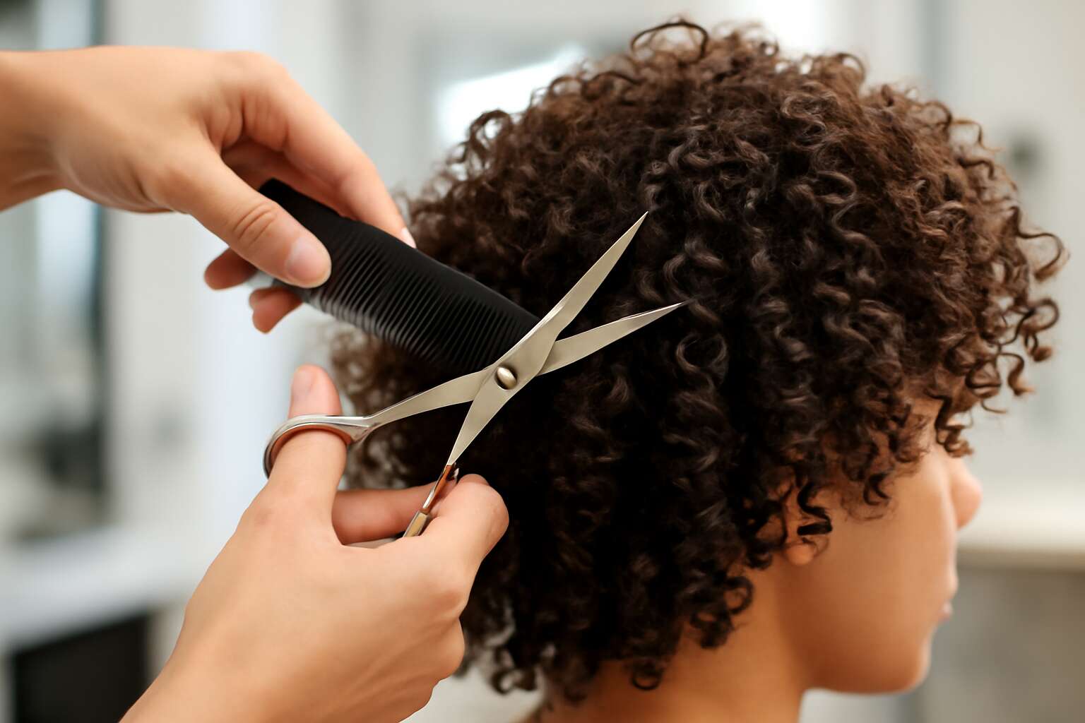 when to cut curly hair