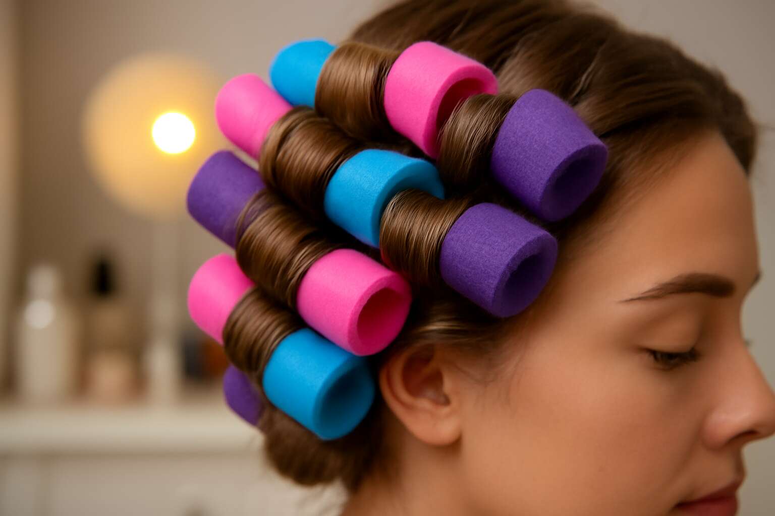 curly hair rollers