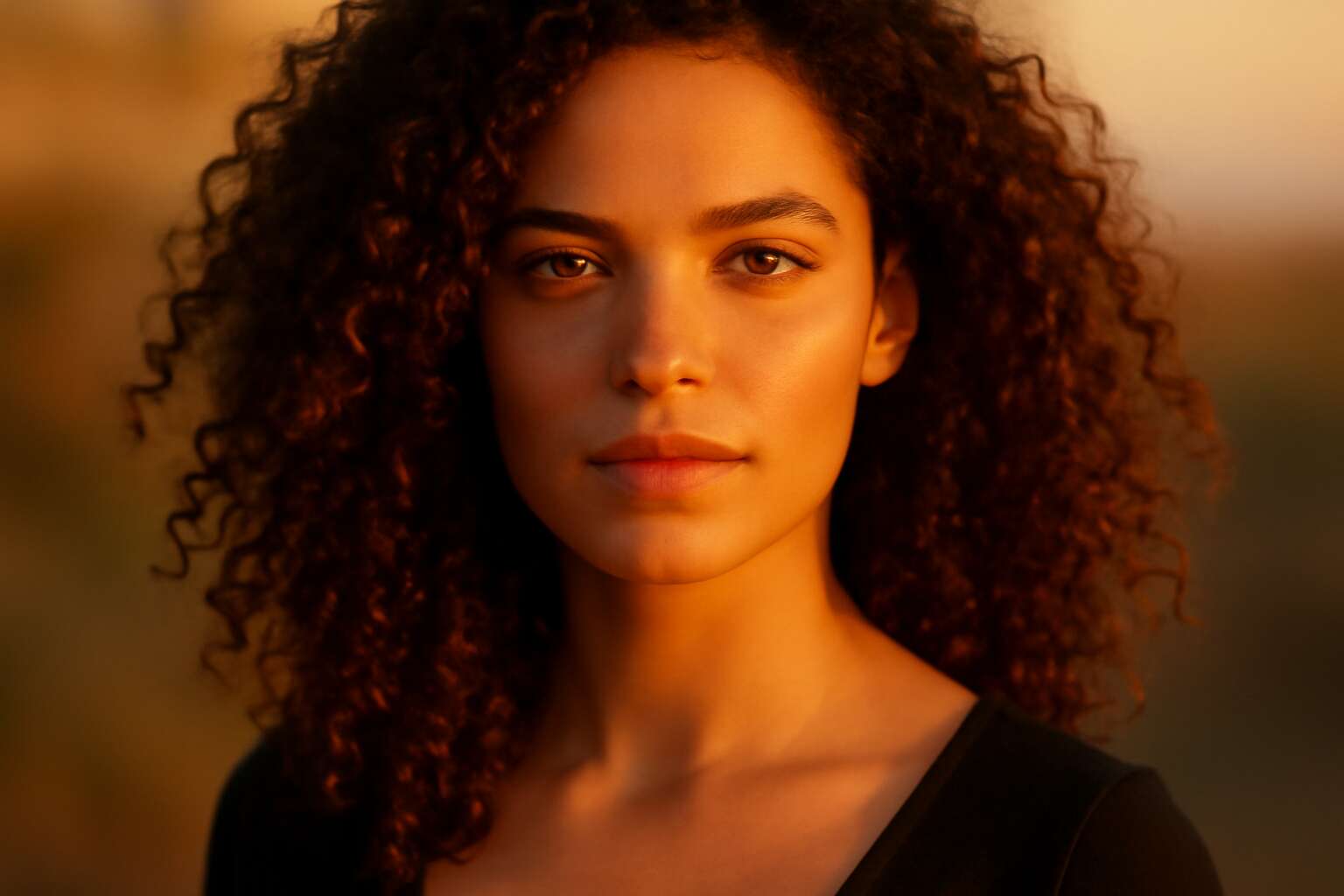 curly hair actress