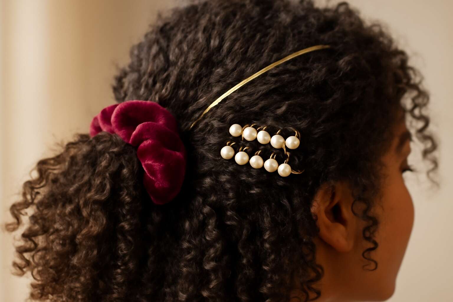 curly hair accessories