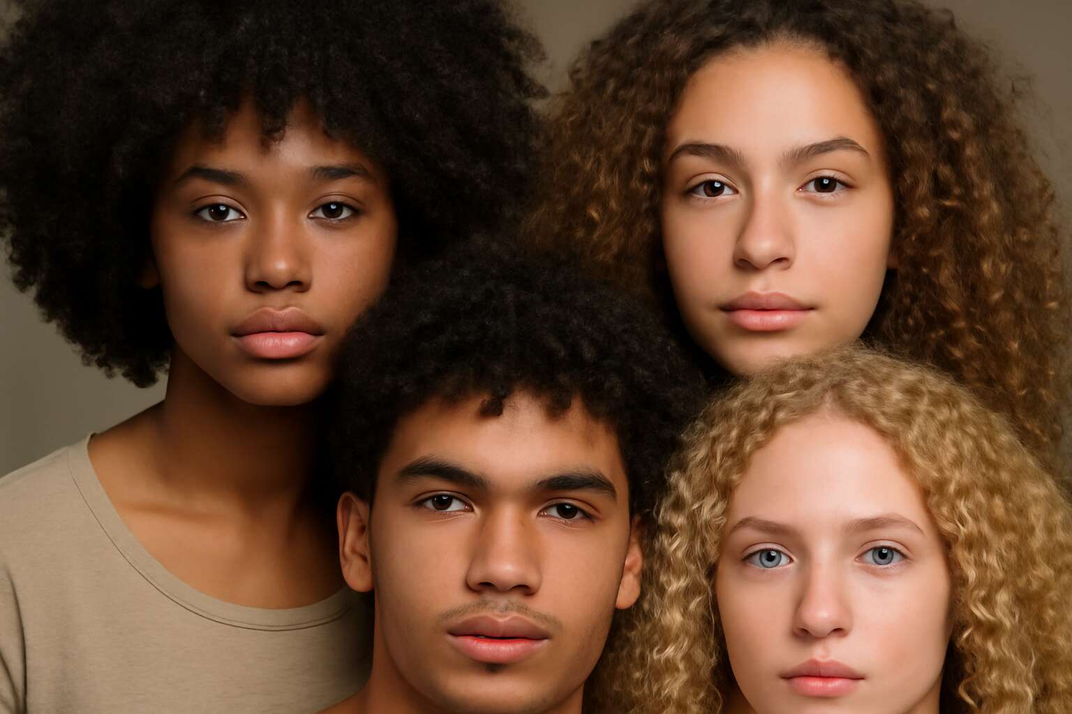 are curly hair rare