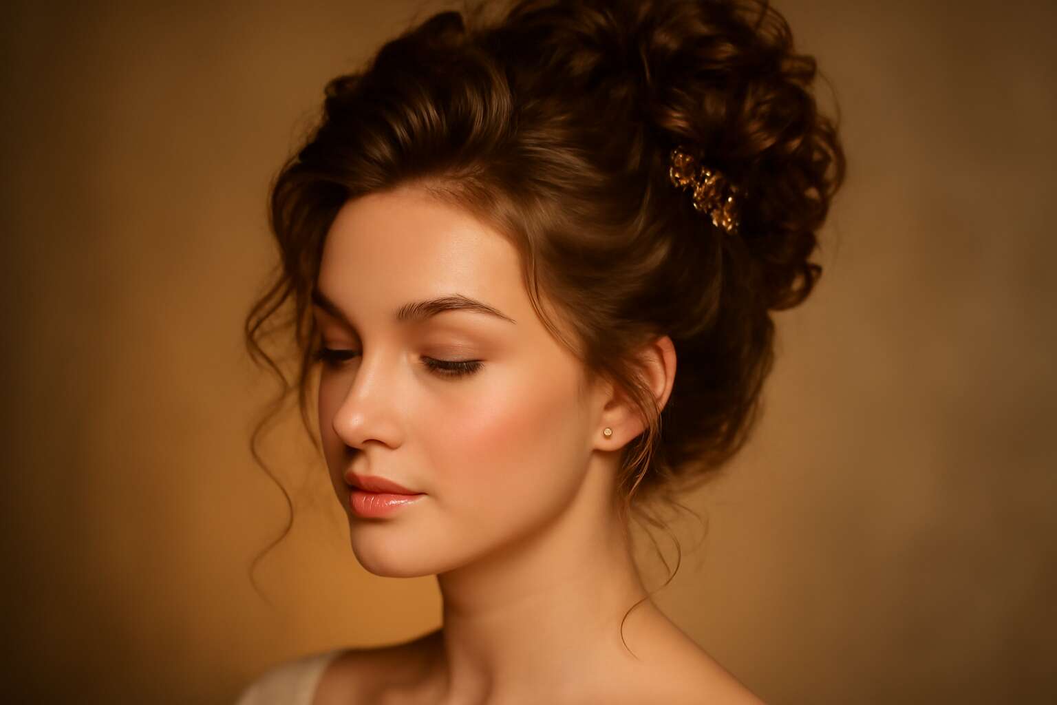 curly hair updo hairstyles