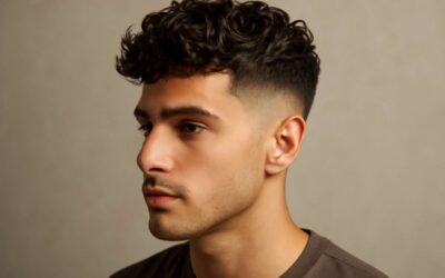 Rock the curly hair mid fade: bold, textured style that turns heads.