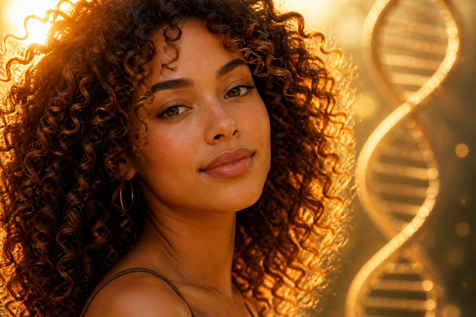 are curly hair genes dominant